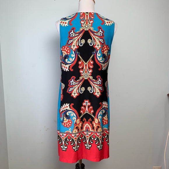 MSK Sleeveless Print Dress Size M - Picture 5 of 12